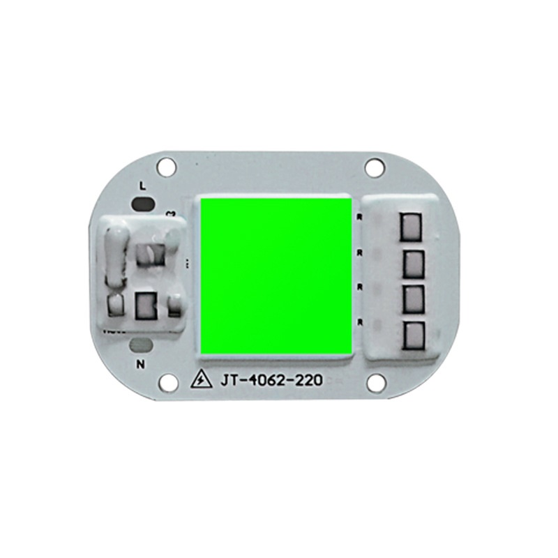 20W 30W 50W Anti-surge Driverless LED Light COB Chip Size 62x40mm Emitting 25x25mm