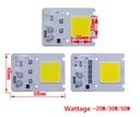 20W 30W 50W Driverless LED Light COB Chip Size 68x48mm Emitting 25x25mm