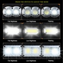 20W Recharge Portable COB LED Floodlight Outdoor Working Light With 18650 Battery