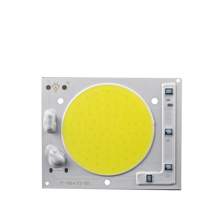 24W 35W 50W Driverless LED Light COB Chip Size 90x72mm Emitting Area 60mm