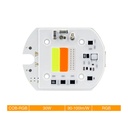 30W Driverless RGB LED Light COB Chip Size 81x62mm Emitting 24x24mm