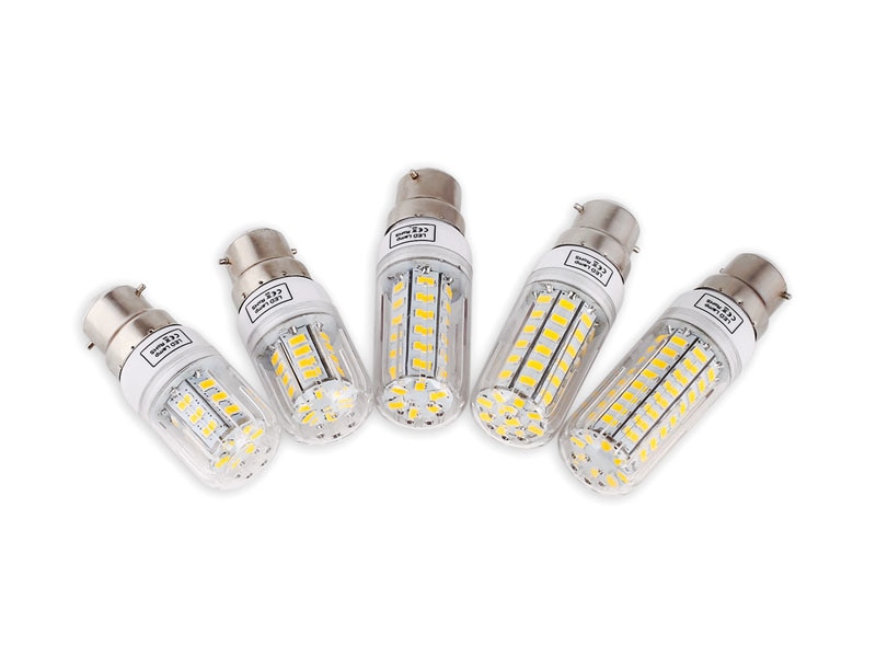 9W 12W 15W 20W 25W 30W 35W 40W 45W B22 5730 SMD LED Corn Bulb Lamp 110/220V Chandelier LEDs Candle light