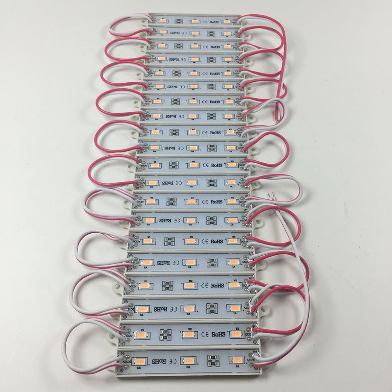 DC12V SMD 5730 5630 LED Module Waterproof IP66 Pink Color 3 LEDs 100pcs/lot 