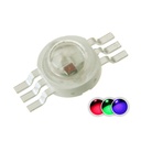 1W High Power LED Color RGB 4 Pin 6 Pin(300mA-350mA for Each Color 3 Watt) 