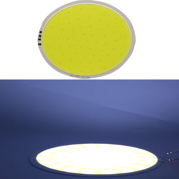 10W LED COB Module LED COB Round Panel DC 12V 400mA 82 mm PCB 75mm Emitting Area White