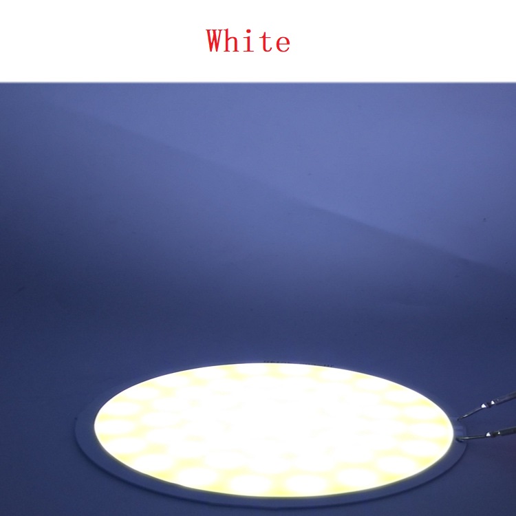 10W LED COB Module LED COB Round Panel DC 12V 400mA 82 mm PCB 75mm Emitting Area White