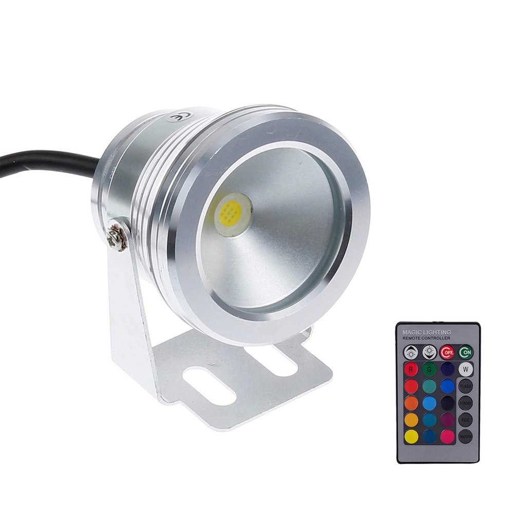 10W DC12V Mini LED Underwater Floodlight for Swimming Poor