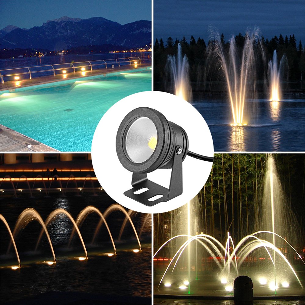 10W DC12V Mini LED Underwater Floodlight for Swimming Poor