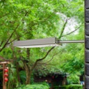 10W 2835 SMD White Aluminum Cuboid Solar LED Wall Light
