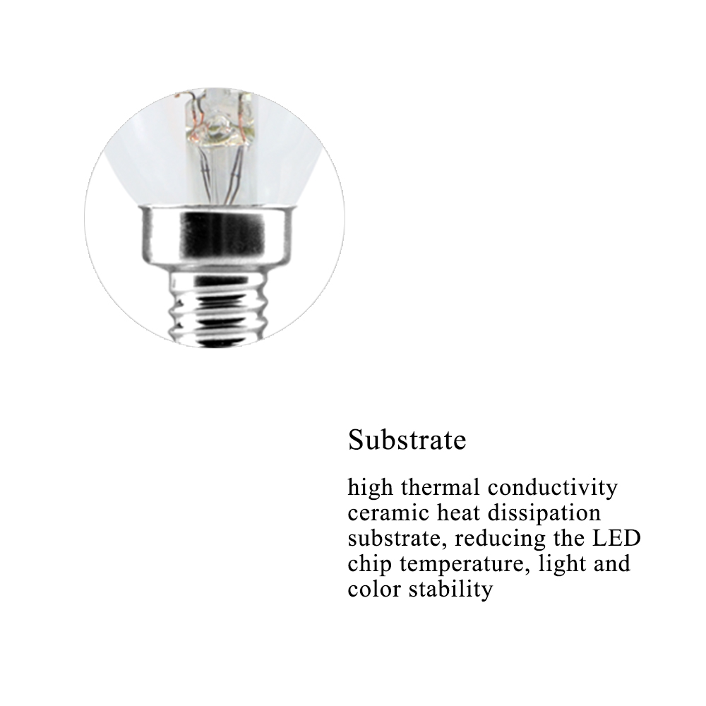 2W 4W 6W E14 E27 C35 C35L LED Edison Bulb AC220V Home Light LED Filament Candle Bulb