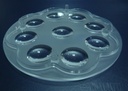 100mm Diameter LED Module Lens 9 LEDs 60° 90° Convex Lens 