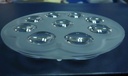 100mm Diameter LED Module Lens 9 LEDs 60° 90° Convex Lens 