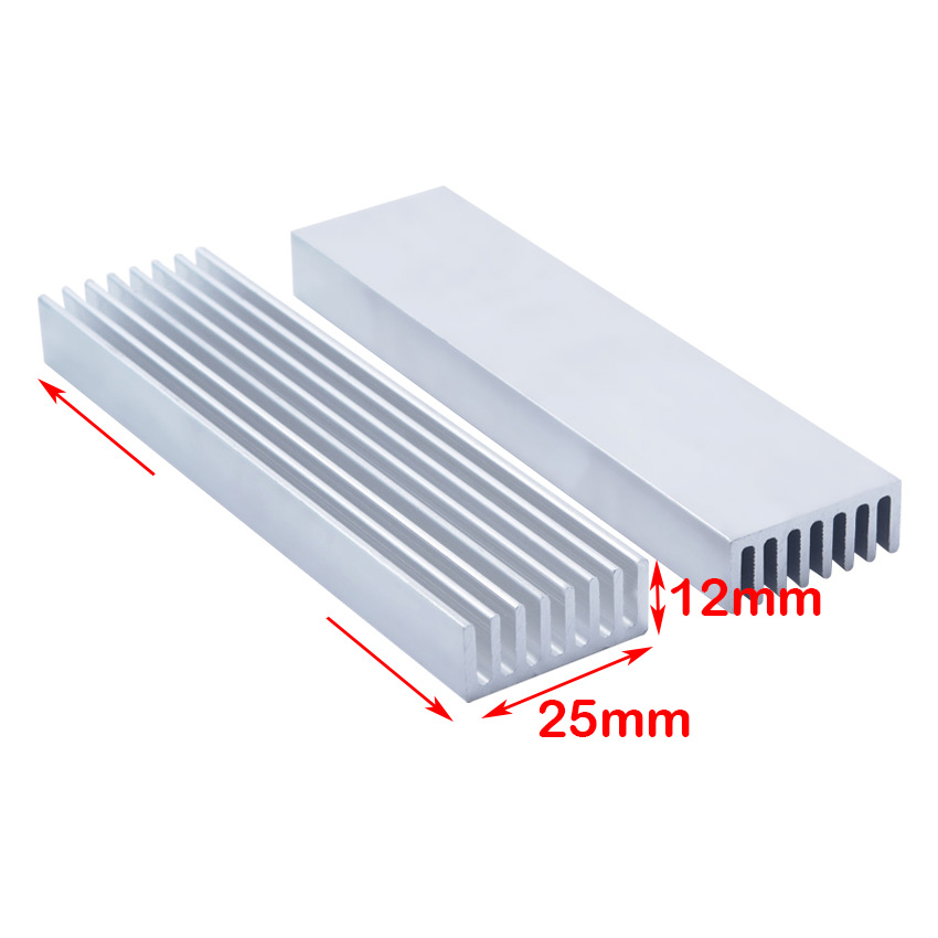 1000*25*12mm Strip Aluminum Heatsink for 1W/3W Power LED