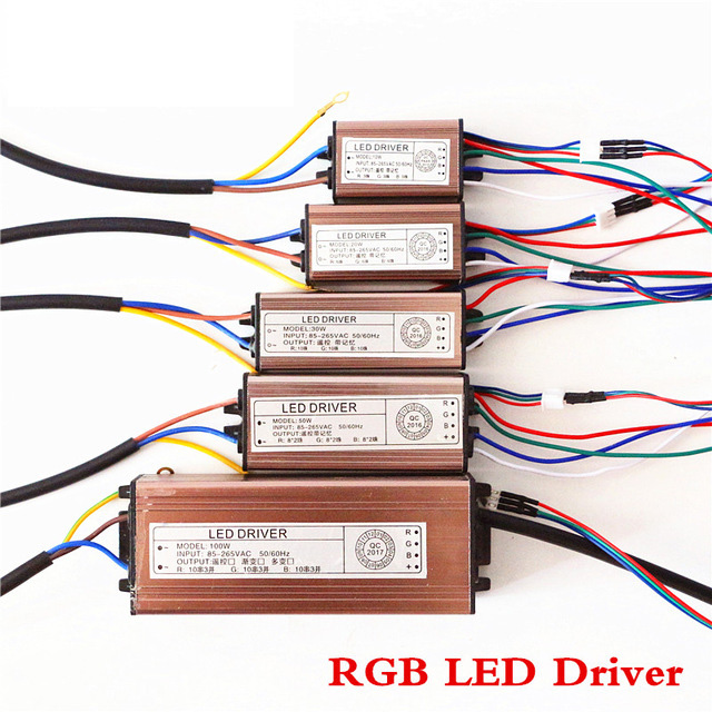 10W 12W 15W 18W 21W 30W 48W 60W 72W 90W 150W 198W IR Control RGB LED Driver AC100-240V Input