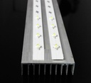 100*76*21mm Aluminum Heatsink Grille Type for 1W/3W Power LED