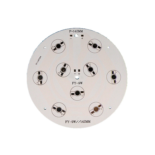  142mm 9LEDs/12LEDs/15LEDs/18LEDs/24LEDs White  Aluminum Base Plate Circular PCB Board