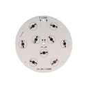  142mm 9LEDs/12LEDs/15LEDs/18LEDs/24LEDs White  Aluminum Base Plate Circular PCB Board