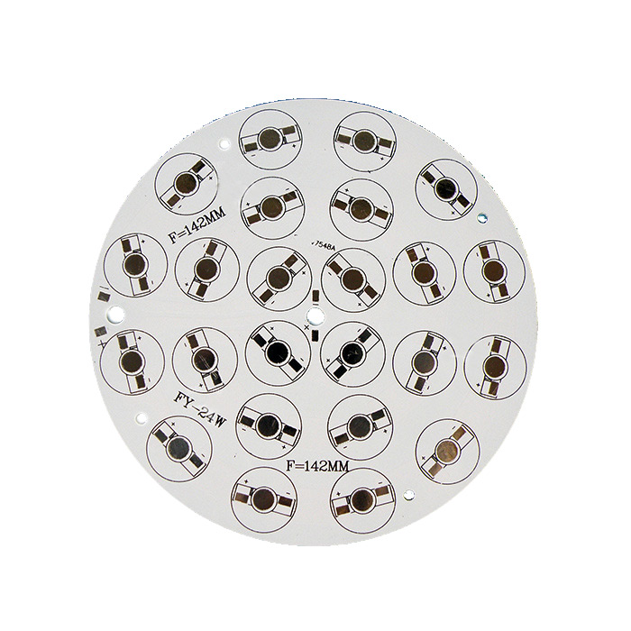  142mm 9LEDs/12LEDs/15LEDs/18LEDs/24LEDs White  Aluminum Base Plate Circular PCB Board