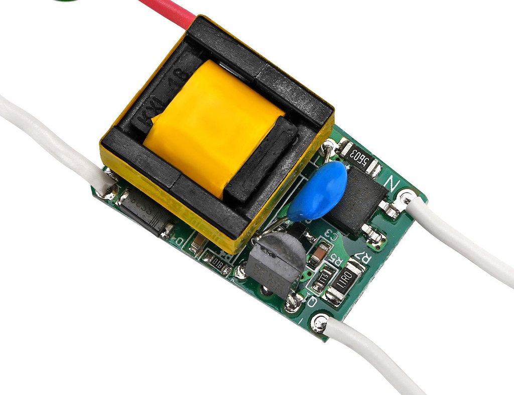 1*3W 600mA LED Dimmable CC Driver 110V/220V Input Power Adapter | SatisLED