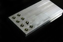 1200*140*20mm Strip Aluminum Heatsink Comb Type for 1W/3W Power LED