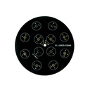 138mm 9W/12W/15W/18W RGB LED Black Aluminum Base Plate PCB Board