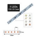  15LEDs/5LEDs/6LEDs/10LEDs Aluminum Base Plate Strip White PCB Board for Grow Light