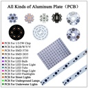  15LEDs/5LEDs/6LEDs/10LEDs Aluminum Base Plate Strip White PCB Board for Grow Light