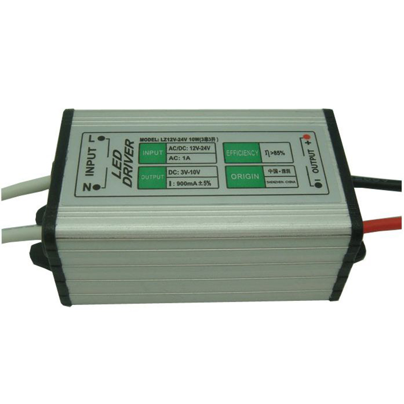 1-7/4-9/5-12/9-12/6-18/10-25*1W 300mA Constant Current LED Waterproof Boost Driver AC/DC12V/24V Input