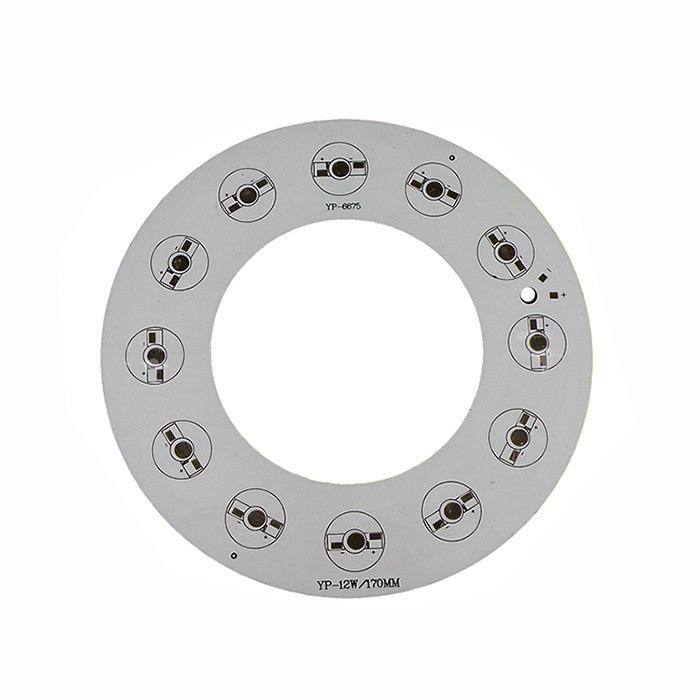 170mm 12W/18W/24W RGB Aluminum Base Plate Circular White PCB Board for Underground/Spot Light