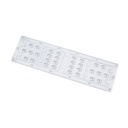 250x70mm LED Module Lens 30pcs LEDs 145-70° For SMD 3030