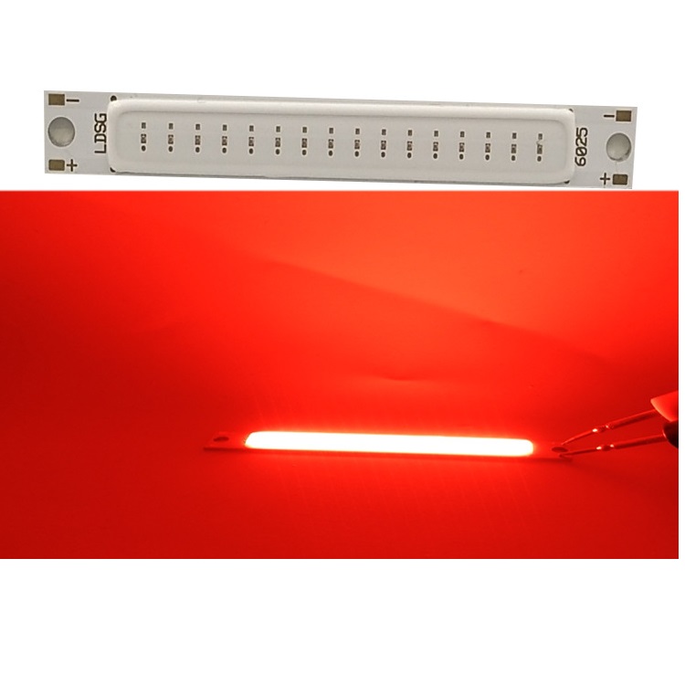 1W LED COB Light Bar Module 300mA Red/Blue/ White 1-3V 62*8mm 