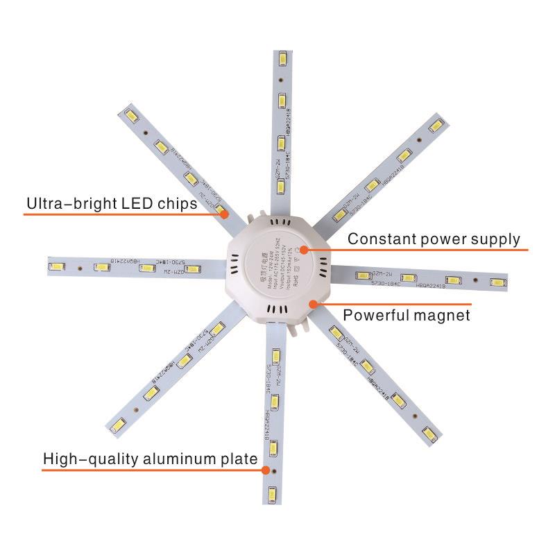 220V 5730 SMD LED Ceiling Lamp 12W 16W 20W 24W LED Light Board Emitting Cold White