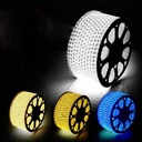 220V SMD 5050 Led Strip Light 220V Power Plug White Warm White 60leds/m Waterproof IP66 Led Strips