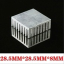 28.5*28.5mm Square Aluminum Heatsink for 1W LED