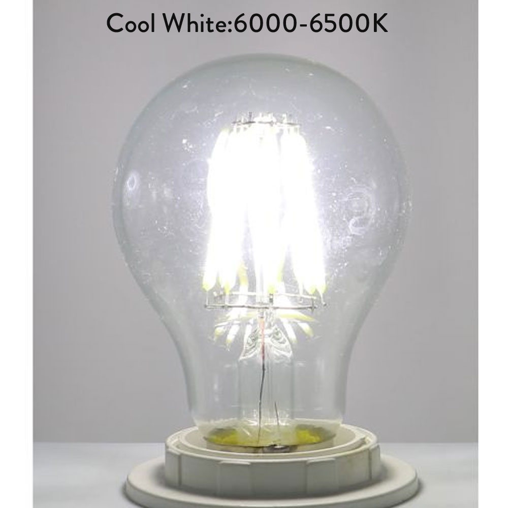 2W 4W 6W 8W E27 B22 A60 LED Edison Bulb AC220V Home Light LED Filament Light Bulb