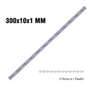 300mm 12LEDs Aluminum Base Plate Strip White PCB Board for Grow Light Tubes