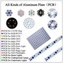 300mm 12LEDs Aluminum Base Plate Strip White PCB Board for Grow Light Tubes