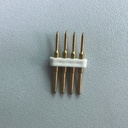 2 Pin / 4 pin Connector Recommend Accessory Copper Pins Single Color RGB 110V 220V LED Strip
