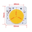 30W 40W 50W Driverless LED Light COB Chip Size 74x85mm Waterproof Advertising Light 