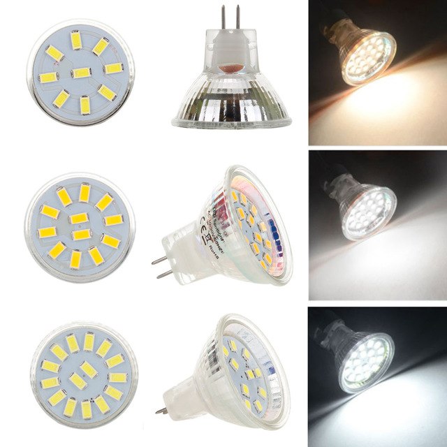 2W 3W 4W MR11 5730 SMD Bulb Lamp AC/DC12-24V LED Home Light Spotlight