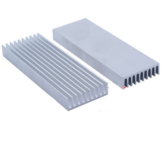 35*10mm Rectangular Aluminum Heatsink Comb Type