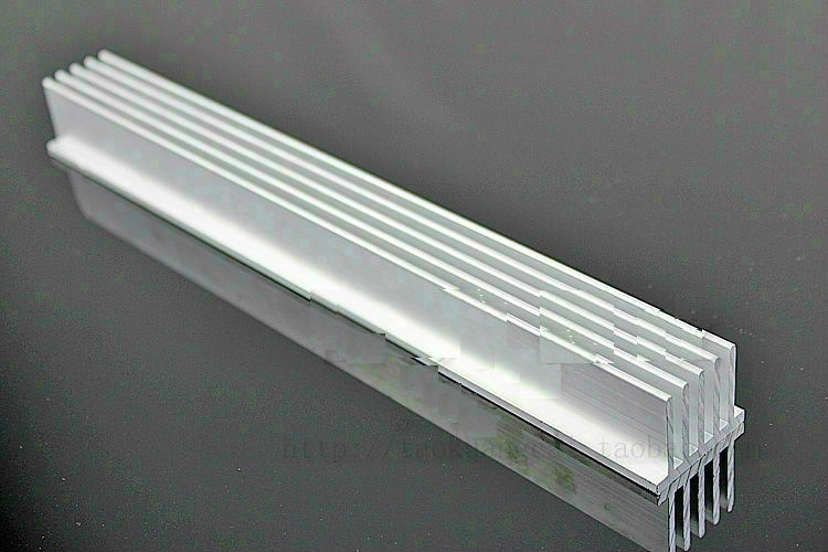 38*30mm Rectangular Aluminum Heatsink Comb Type