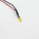 3mm F3 Pre-Wired LED Lens Colored Diffused