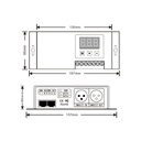 3 Channles DC12V-DC24V LED Lamps DMX512/1990 Input DMX Controller Decoder