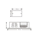 3 Channles DC12V-DC24V LED Lamps DMX512/1990 Input DMX Controller Decoder