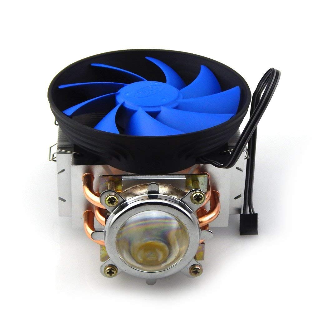 3 Copper Pipe Heatsink With Fan for 100W LED 