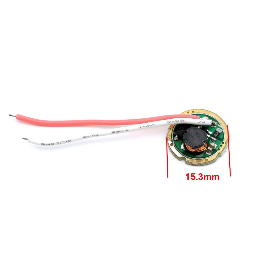 3W 16mm 20mm LED Driver Input DC 1.5-3.7V Output 3-3.7V 600-700mA 1 Mode