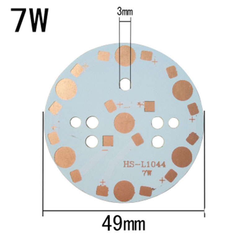 3LEDs/5LEDs/7LEDs/9LEDs/12LEDs/18LEDs White Aluminum Base Plate PCB Board