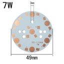 3LEDs/5LEDs/7LEDs/9LEDs/12LEDs/18LEDs White Aluminum Base Plate PCB Board