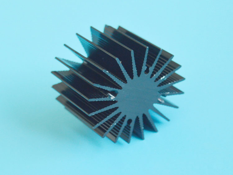 33mm*22mm High Power LED Oxide Alluminum Heatsink Suitable for 3W LED